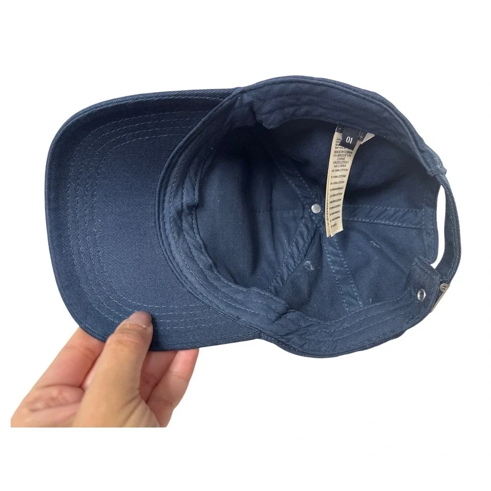 Diesel Baseball Cap Kids 01 Navy Blue Embroidered Logo Since 1978 Strapback Hat